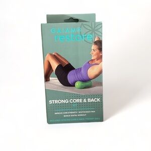 Gaiam Restore Strong Core & Back Care Massage Kit Green, Small